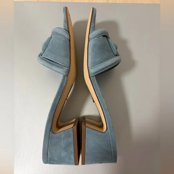 Sam Edelman Woman’s Suede Waylon Blue Weave Slide - Size 8M, 38,5 - Picture 8 of 10
